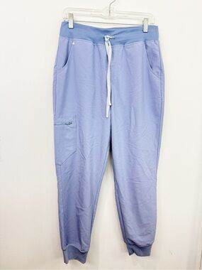 FIGS Vapor Blue Zamora Joggers Womens Size Medium